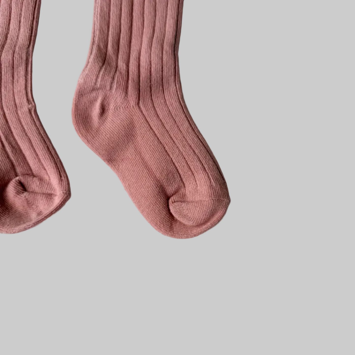 Pink-yellow Line Sock